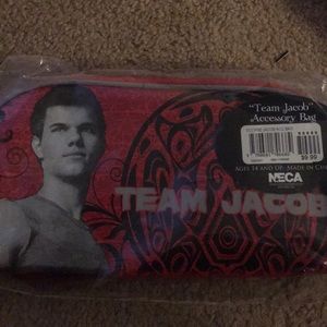 Taylor Lautner ‘team Jacob’ makeup case/ pouch